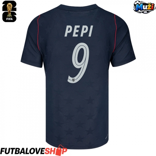 Dres Spojené štáty Ricardo Pepi #9 Preč MS 2026 Krátky Rukáv